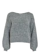 Vimarley L/S Knit Pullover Vila Grey