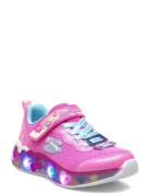 Girls Eternal Heart Lights Ton Of Love Skechers Pink