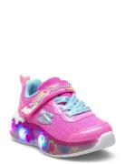 Girls Eternal Heart Lights Ton Of Love Skechers Pink