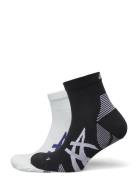2Ppk Cushion Run Quarter Sock Asics Black