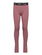 Hmljr Pulse Mid Waist Tights Hummel Pink