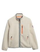 Outdoor Full Zip Fleece Superdry Sport Cream