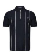 Pinstripe Z/N Polo Shirt Fred Perry Navy