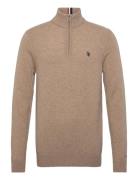 Kevin Reg Lw Hz Uspa M Knit U.S. Polo Assn. Beige