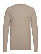Cfkristian Raglan Rib Crew Nec Casual Friday Beige