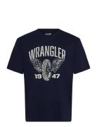 Americana Tee Wrangler Navy