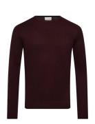 Bs Jupiter Regular Fit Knitwear Bruun & Stengade Burgundy