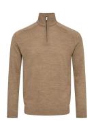 Bs Pelle Regular Fit Knitwear Bruun & Stengade Beige