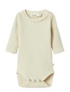 Nbfosanne Ls Slim Body Lil Lil'Atelier Cream