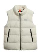 Sports Puffer Gilet Superdry Cream