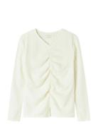 Nkfodny Ls Slim Top Name It White