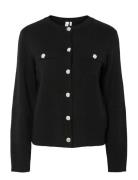 Yaspimi Ls Knit Cardigan S. YAS Black