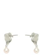 Earring, Caia Small Enamel Copenhagen Silver