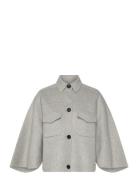 Dante6-Blinx Double Face Wool Cape Jacket Dante6 Grey