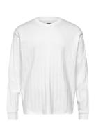 Jprblakole Ls Drop Needle Tee Styd Aw24 Jack & J S White