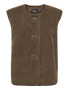 Onlwendy Teddy Waistcoat Otw ONLY Brown