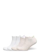 Sock Ankle 4 P Lettuce Edge Lindex White