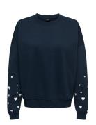 Jdymesa Life L/S O-Nk Emb Sweat Jrs Noos JDY Navy