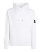 Badge Hoodie Calvin Klein Jeans White