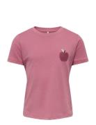 Kmgcandy Life S/S Printed Tee Jrs Noos Kids Only Pink