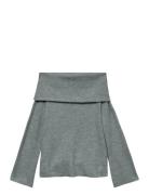 Vmera Ls Off Shoulder Pullover Ga Noos Vero Moda Grey
