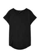 Vmbella Ss Top Wvn Noos Vero Moda Black