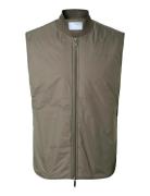Slhthomas Gilet Noos Selected Khaki
