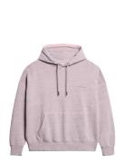 Essential Logo Overdyed Hoodie Superdry Pink