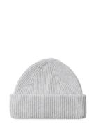 Slhmason Merino Sailor Wool Beanie Selected Grey