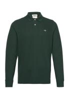 Reg Shield Ls Pique Rugger GANT Green