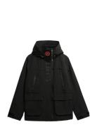 Hood Ultimate Emb Windbreaker Superdry Sport Black