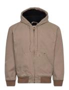 M Hilham Hooded Canvas Jacket Dickies Beige