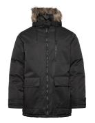 Jjcharlie Detachable Faux Fur Parka Jack & J S Black