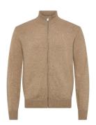 Lambswool Fzip Hackett London Beige