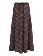 Onlwren Check Long Skirt Wvn ONLY Black
