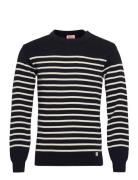 Striped Mariner Sweater "Molène" Armor Lux Navy