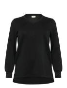 Kcannita Sweatshirt Kaffe Curve Black