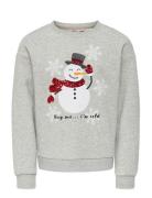 Kogyda Life Xmas L/S O-Neck Box Swt Kids Only Grey