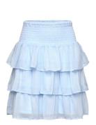 Skirt Flounces And Smock Chiff Lindex Blue