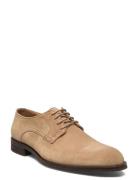 Biabyron Derby Shoe Suede Bianco Beige