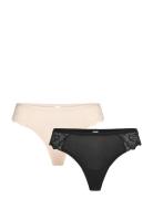 Brief Thong Reg Blenda Co W La Lindex Black