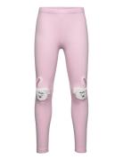 Leggings Bunnies Knee Applique Lindex Pink