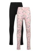 Leggings 2 Pack Brushed Inside Lindex Pink