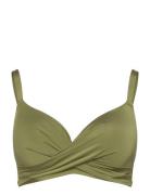 Bra Lilja Twist Swim Shiny Lindex Green