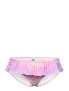 Bikini Brief Flounce Aop Lindex Pink