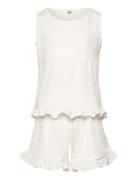 Pyjamas Set Sleeveless And Fri Lindex White