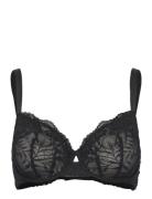 Bra Skilla Wire Nova Lace Lindex Black