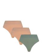 Brief Thong High Seamless Joy Lindex Black