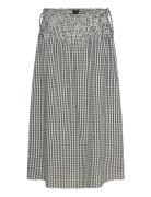 Skirt Jill Seersucker Lindex Black