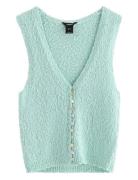 Vest Lillie Knitted Lindex Blue